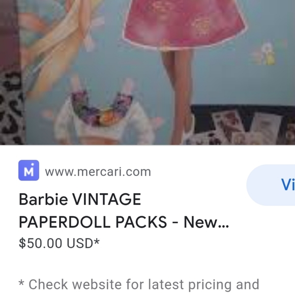⭐Vintage 2 Barbie Paper Doll Toys - Picture 4 of 4